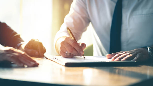 Signing the contract